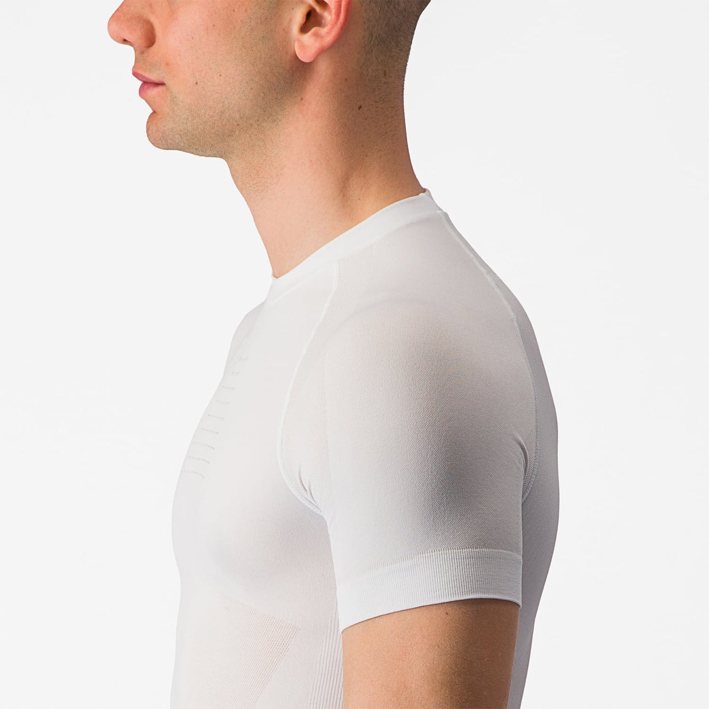 CASTELLI CORE SEAMLESS Short Sleeve Underwear White