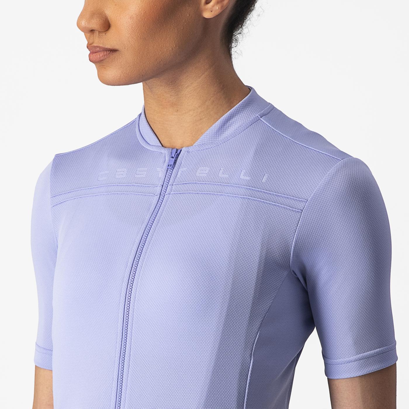 CASTELLI ANIMA 4 Women's Short Sleeve Jersey Purple