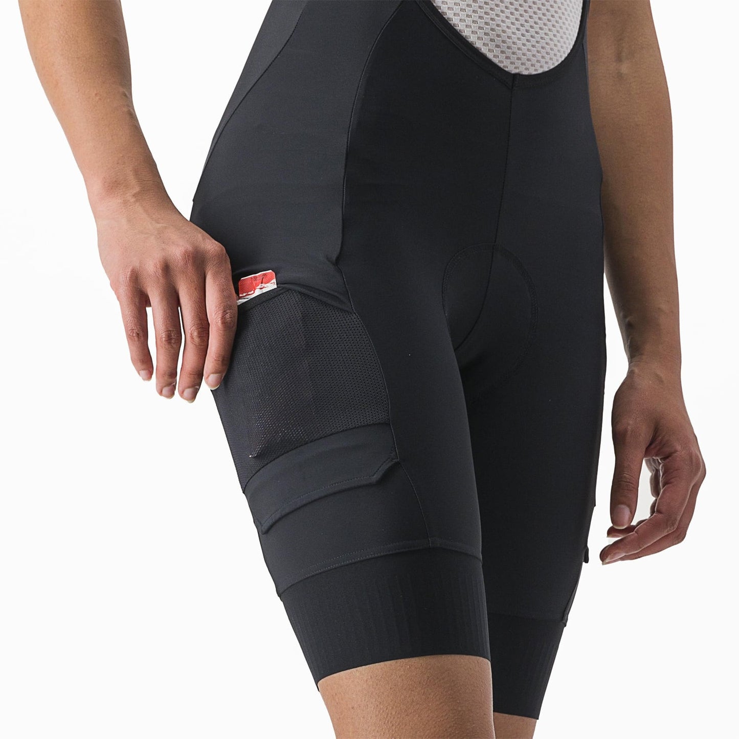 CASTELLI UNLIMITED CARGO Women's Short Bibtights Black