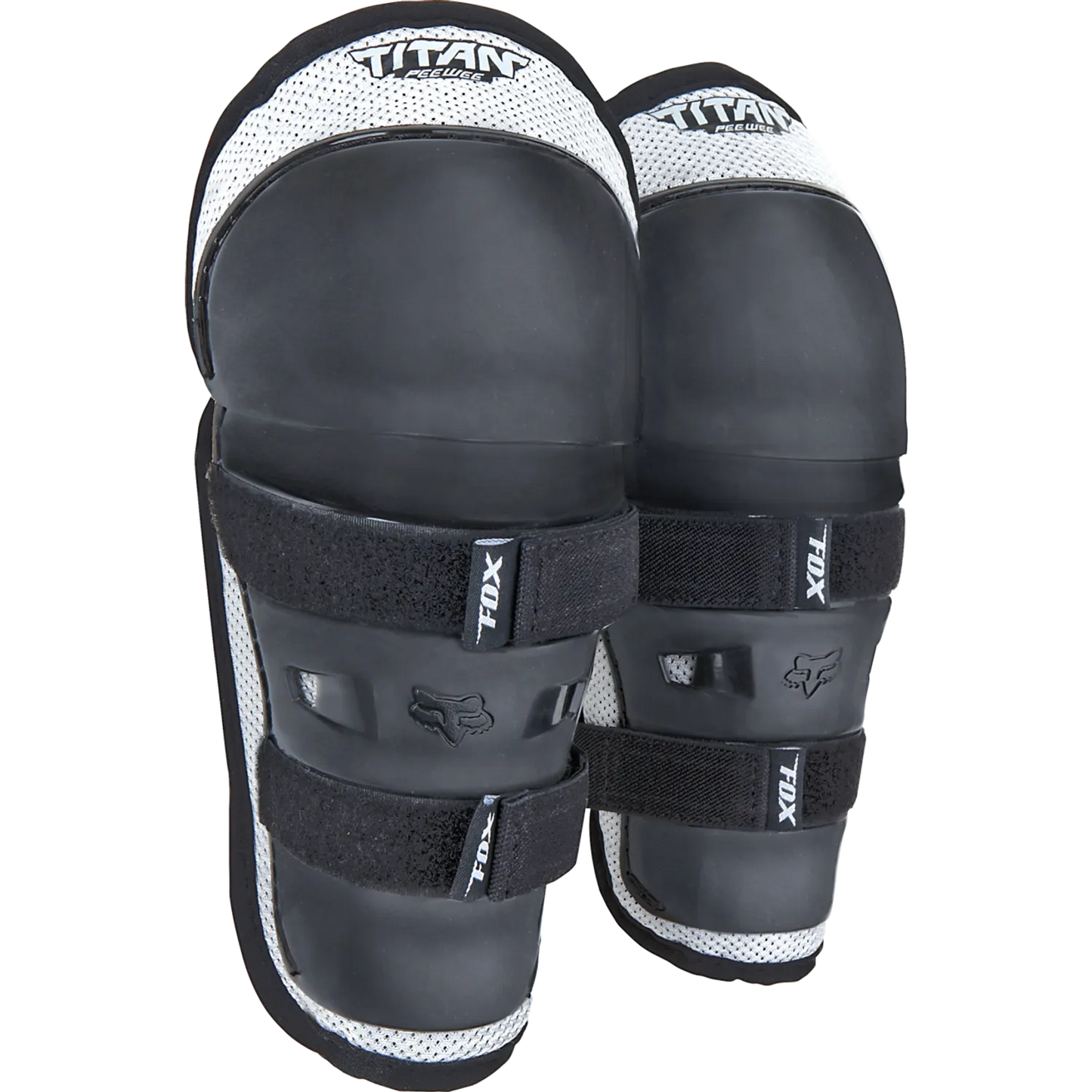 FOX TITAN Junior Knee/Shin Guards Black/Silver