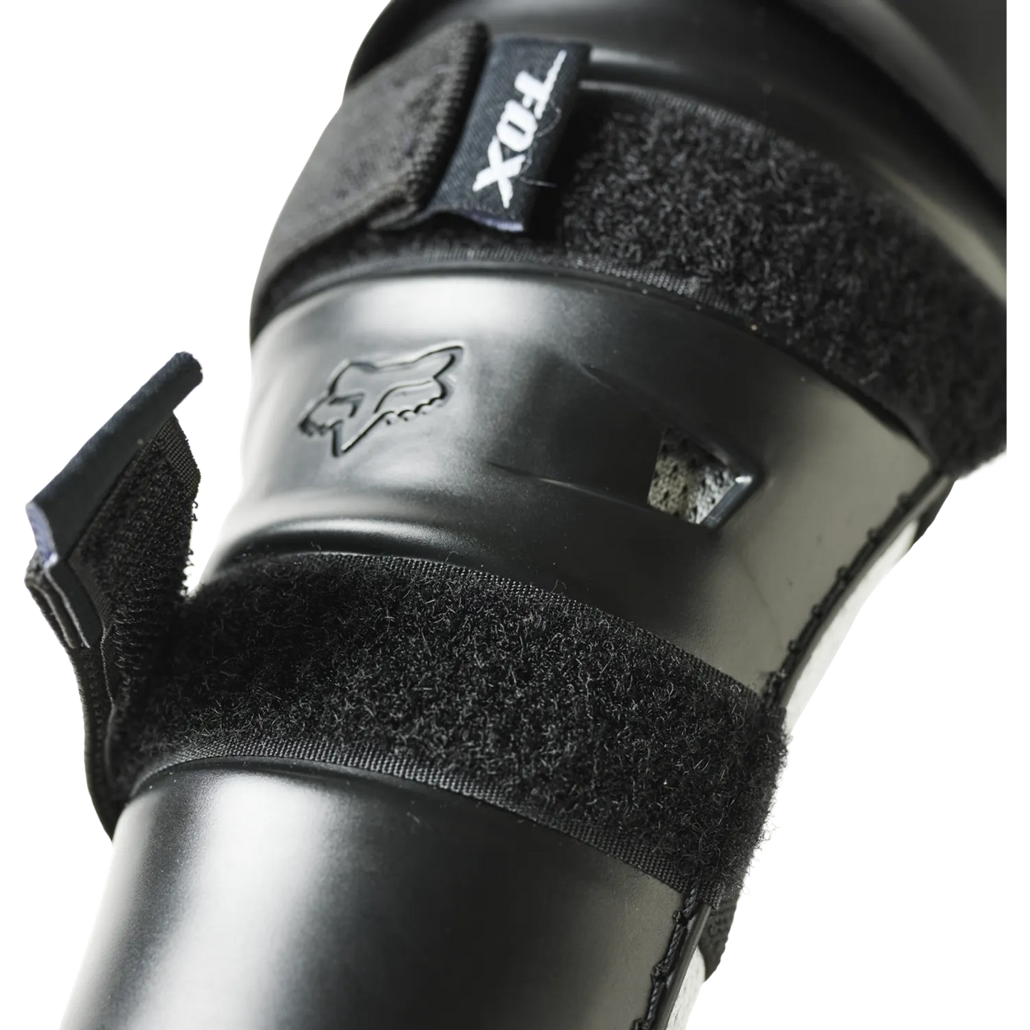 FOX TITAN Junior Knee/Shin Guards Black/Silver