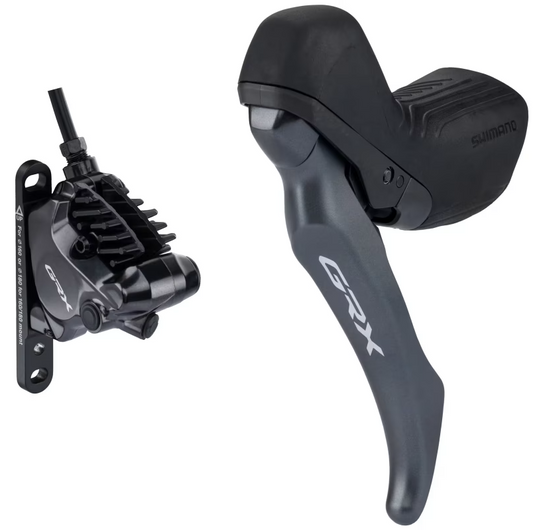 SHIMANO GRX BL-RX820 Left Single Lever and Front Calliper + BR-RX820 Flat Mount