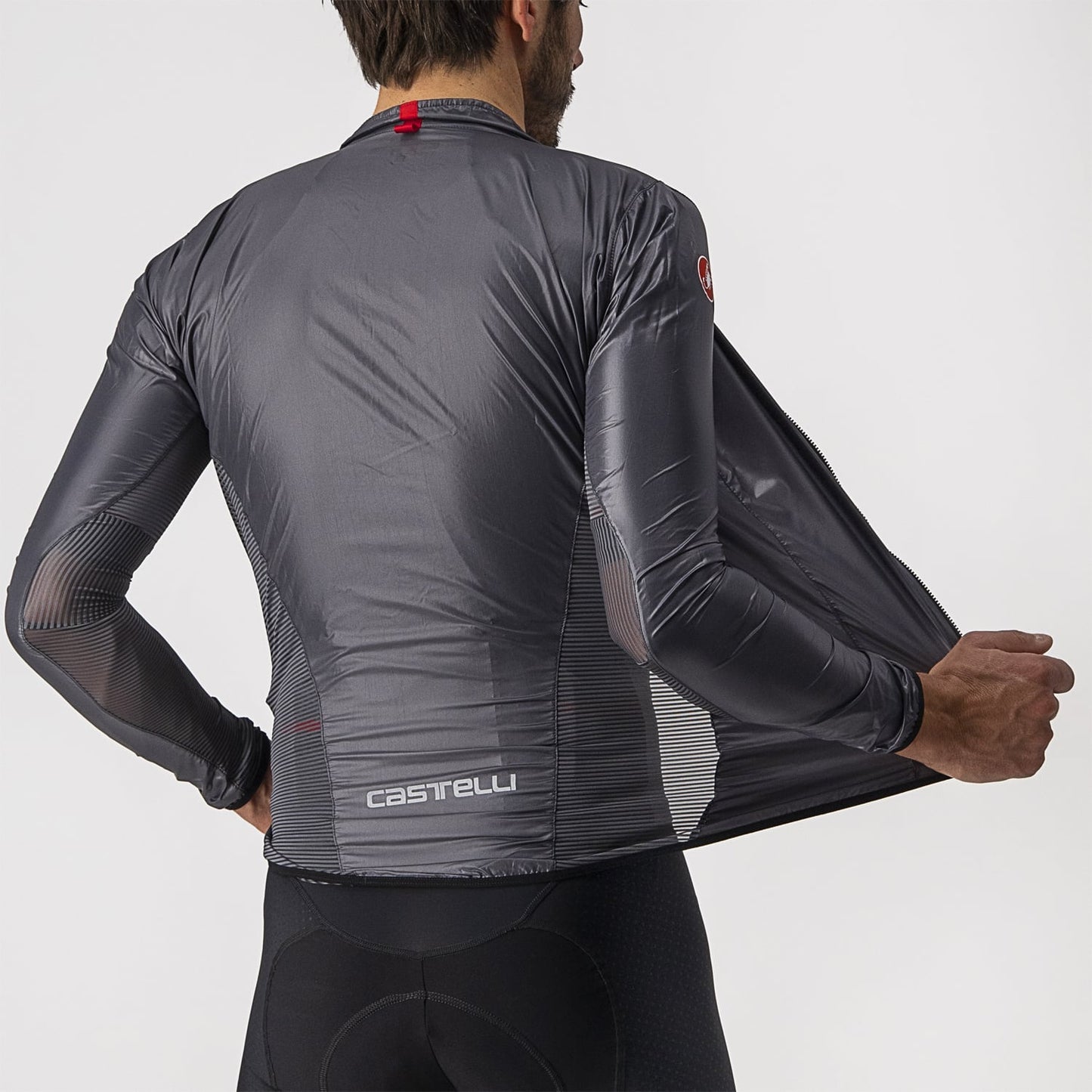 CASTELLI ARIA SHELL Jacket Dark Grey