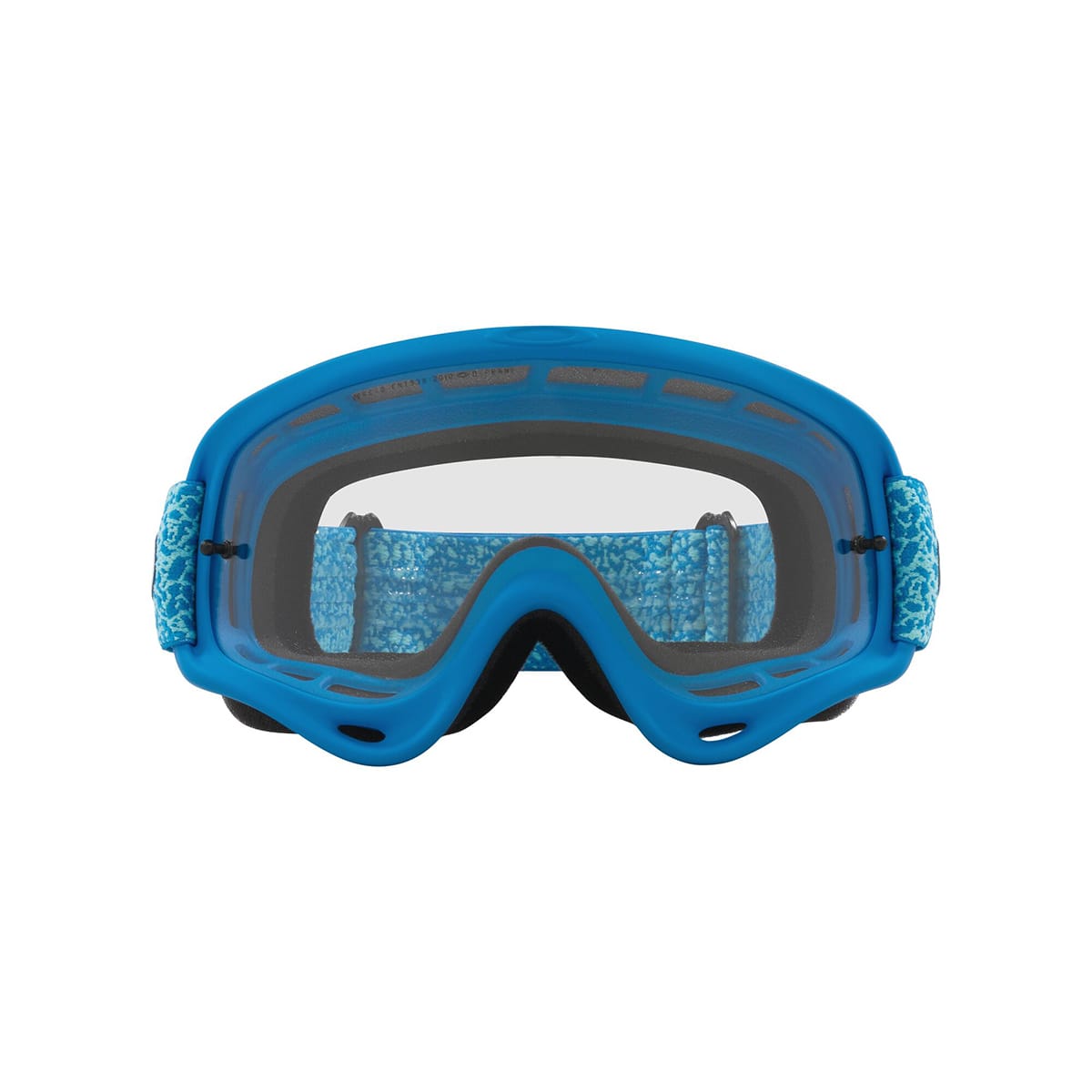 OAKLEY O Frame MX Blue Crackle Transparent Goggle OO7029-84