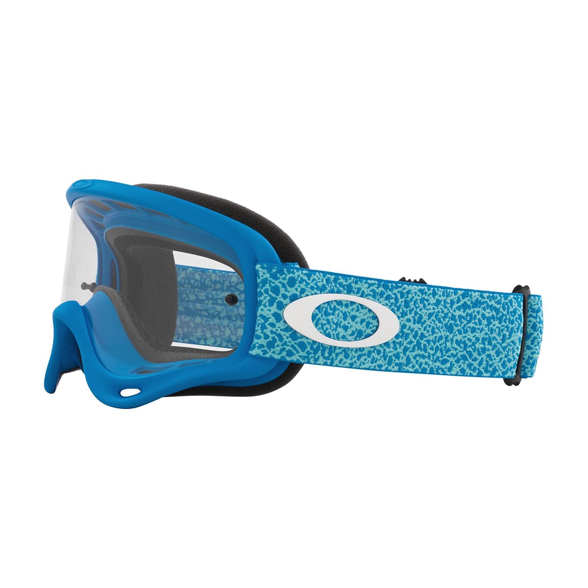 OAKLEY O Frame MX Blue Crackle Transparent Goggle OO7029-84