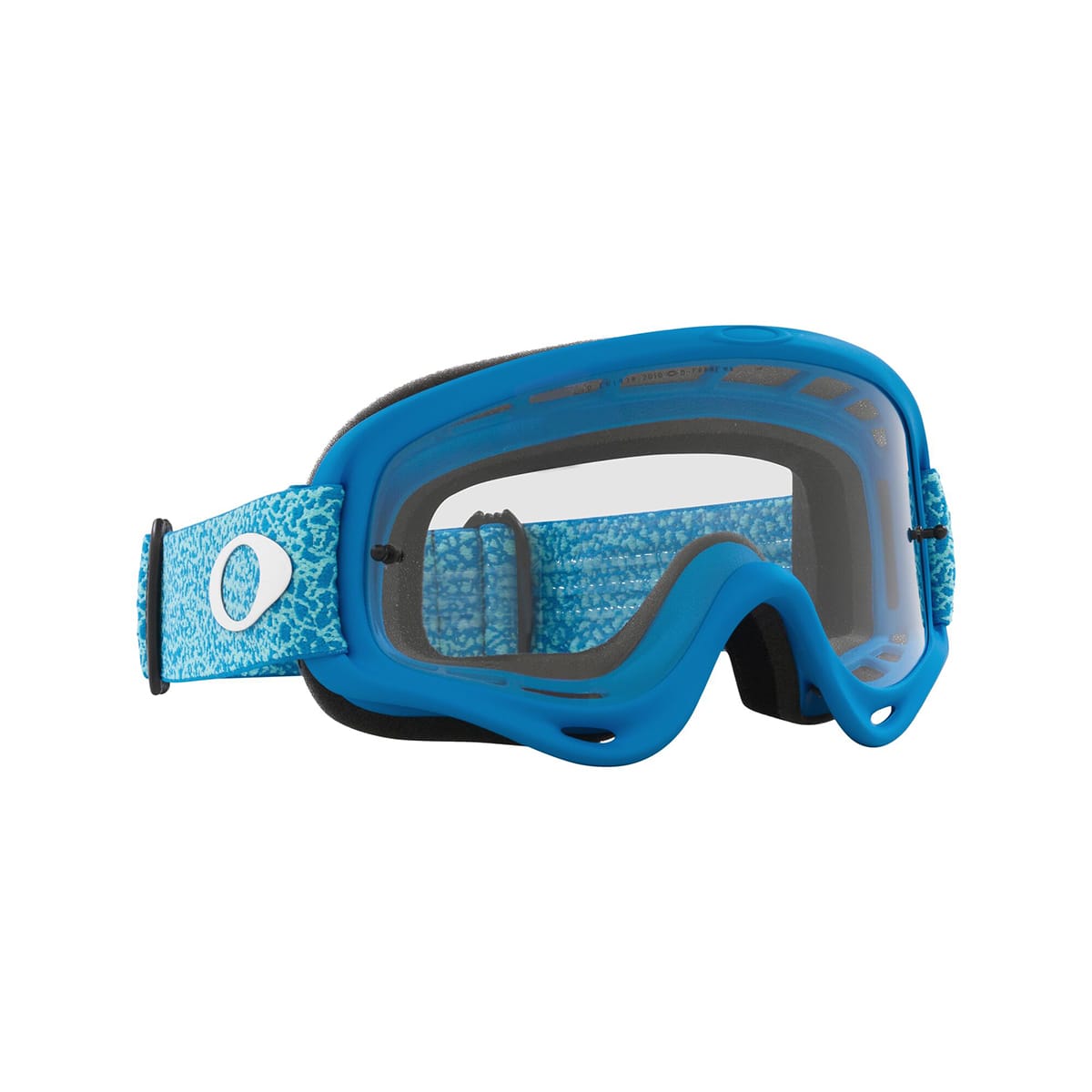 OAKLEY O Frame MX Blue Crackle Transparent Goggle OO7029-84