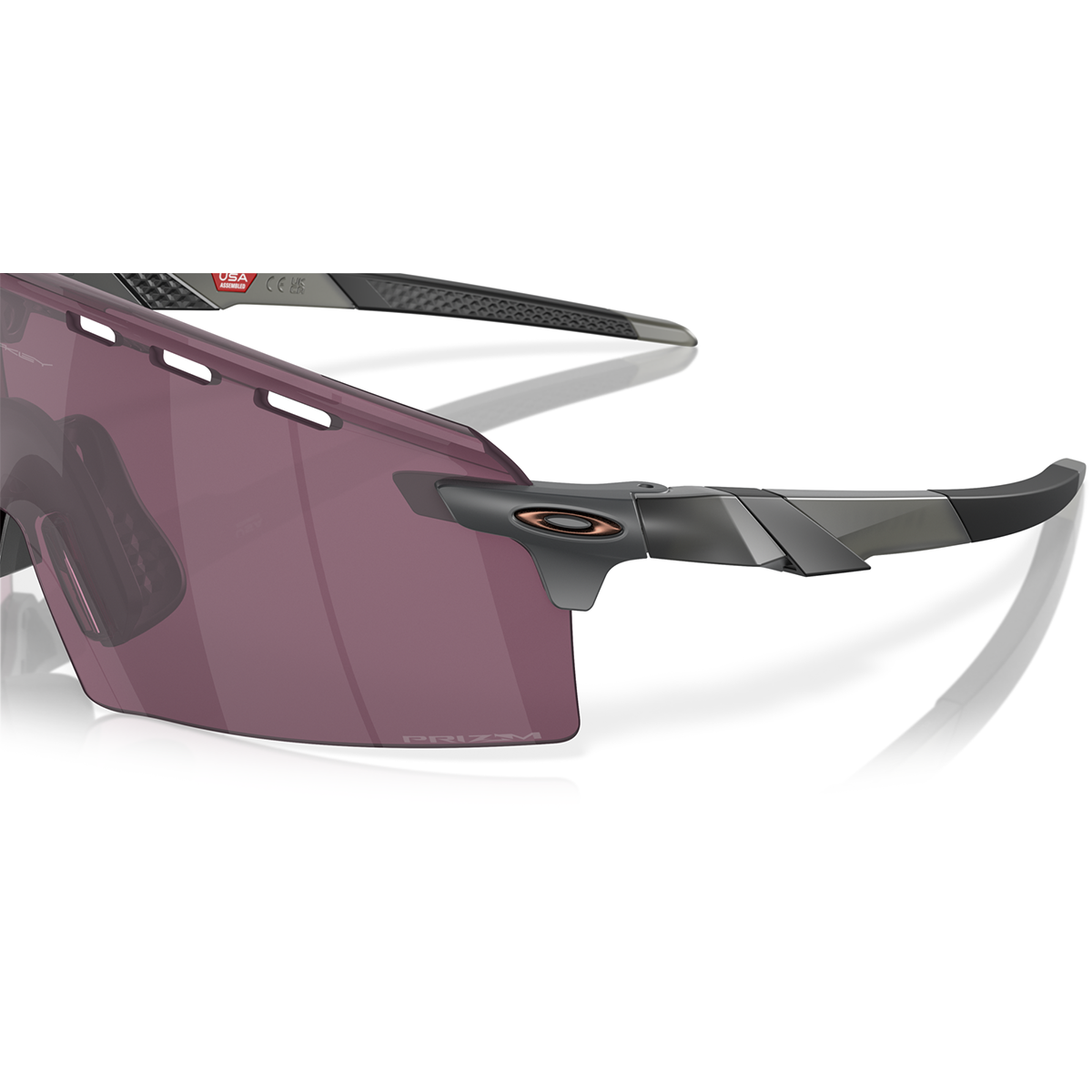 OAKLEY ENCODER STRIKE V Matte Grey Smoke Prizm Road Black - OO9235-1039