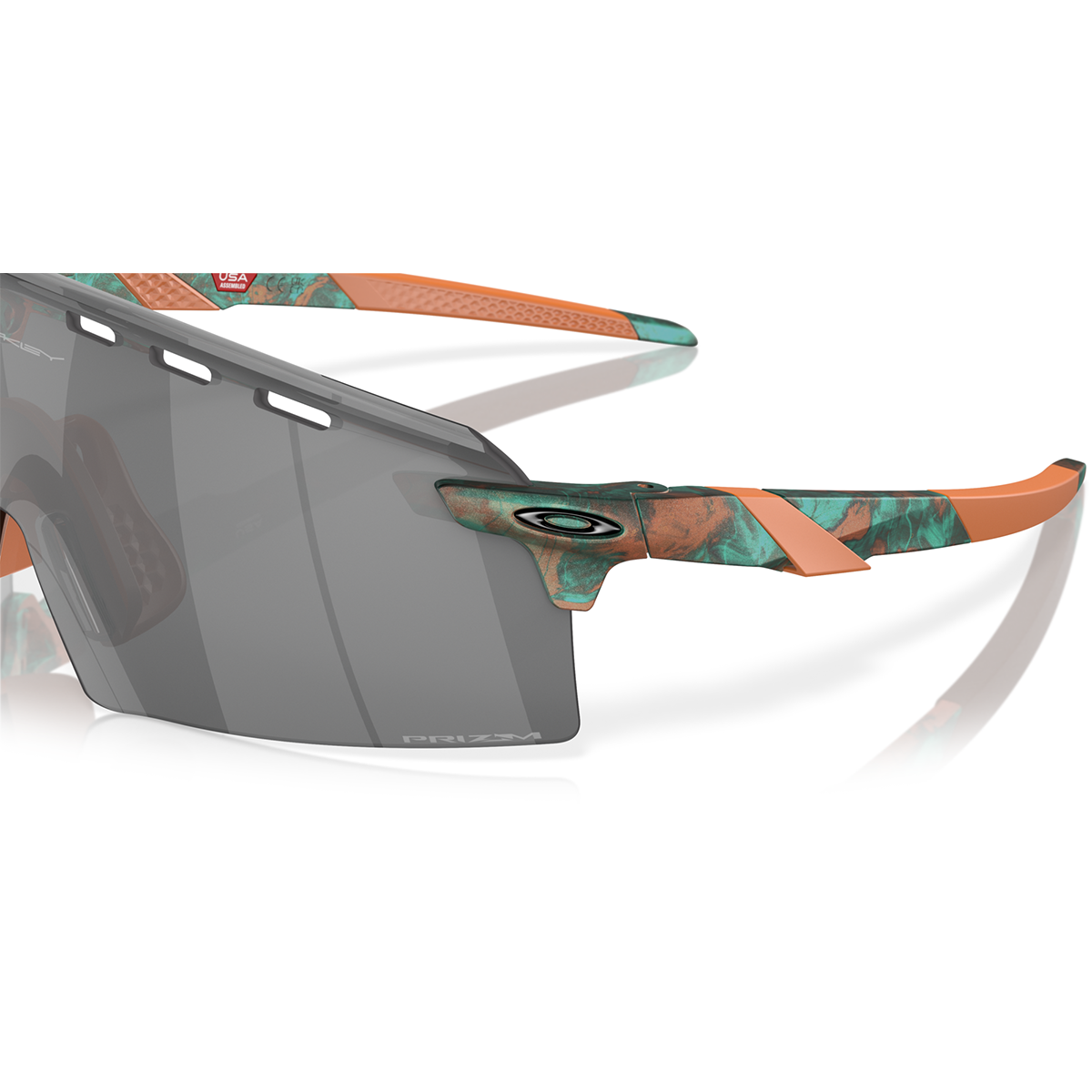 OAKLEY ENCODER STRIKE V Orange Green Prizm Black - OO9235-1539