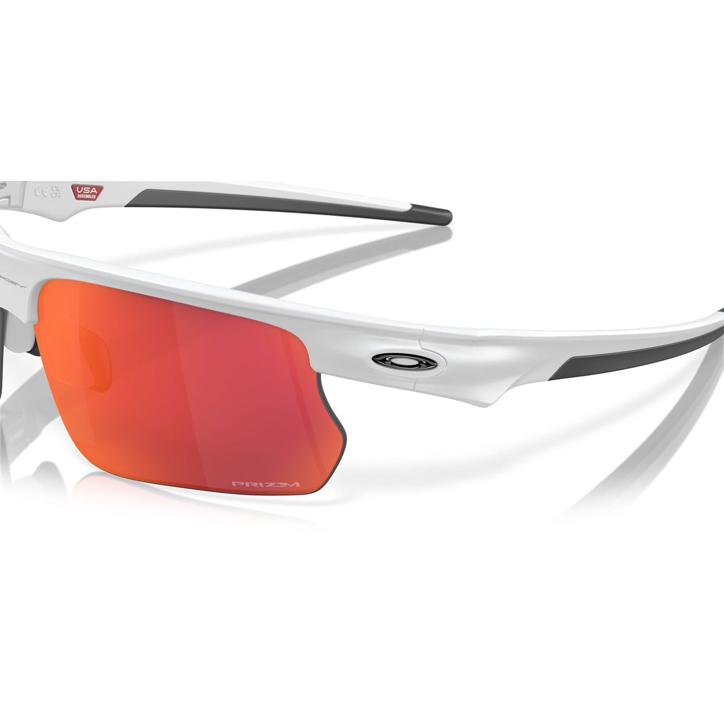 OAKLEY BISPHAERA Glasses White Matt Prizm Field - 0OO9400-1068