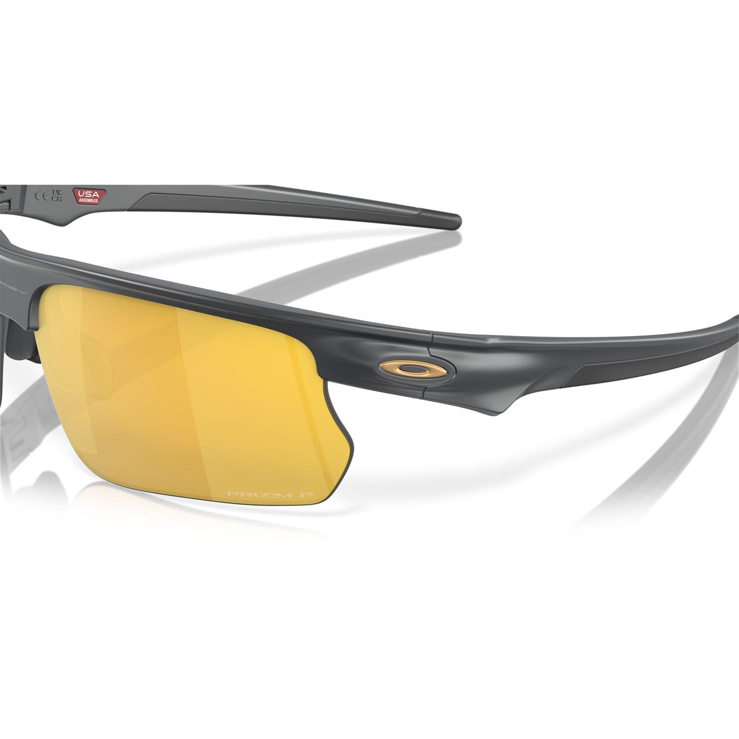 OAKLEY BISPHAERA BISPHAERA Carbon Matt Prizm 24K Polarized Glasses - 0OO9400-1268