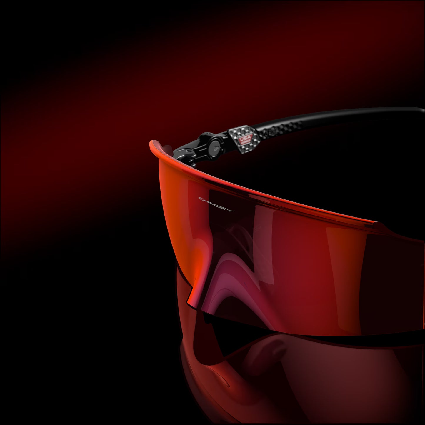 OAKLEY KATO Glasses Black Polished Prizm Trail Torch Lens - OO9455M-0649