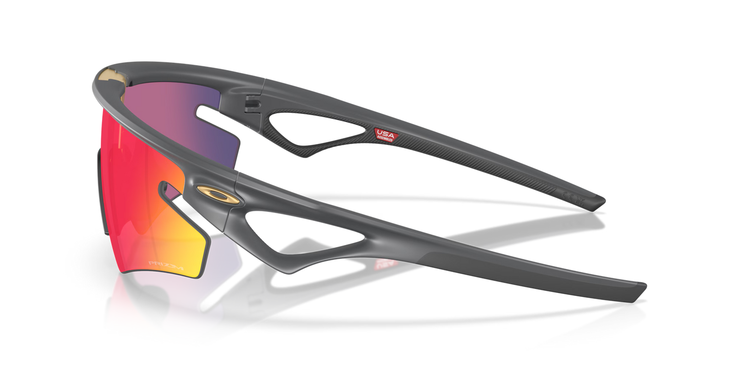 OAKLEY SPHAERA SLASH Matt Carbon Prizm Road Glasses