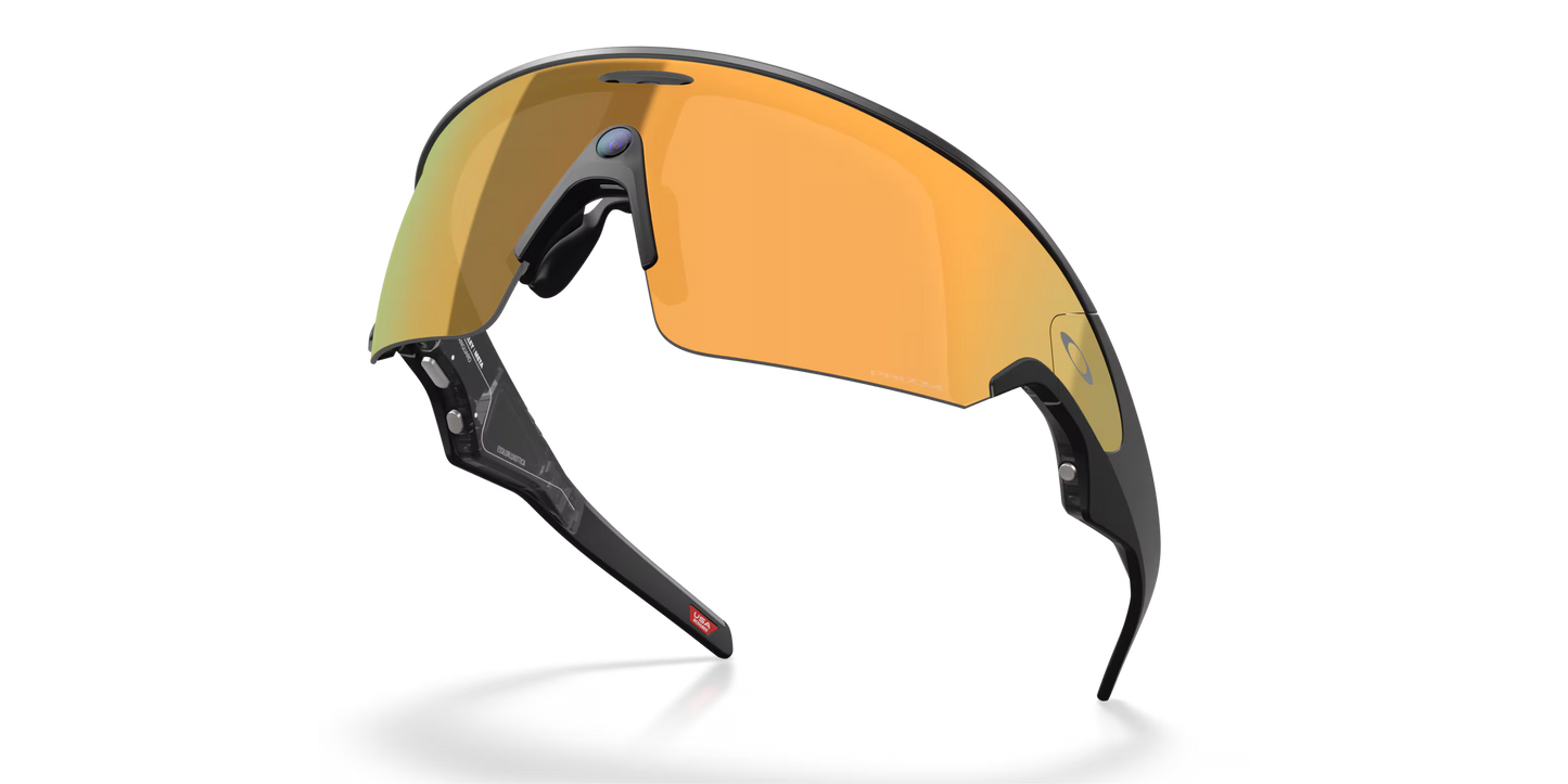 OAKLEY VANGUARD META Glasses Black Prizm 24K Lens