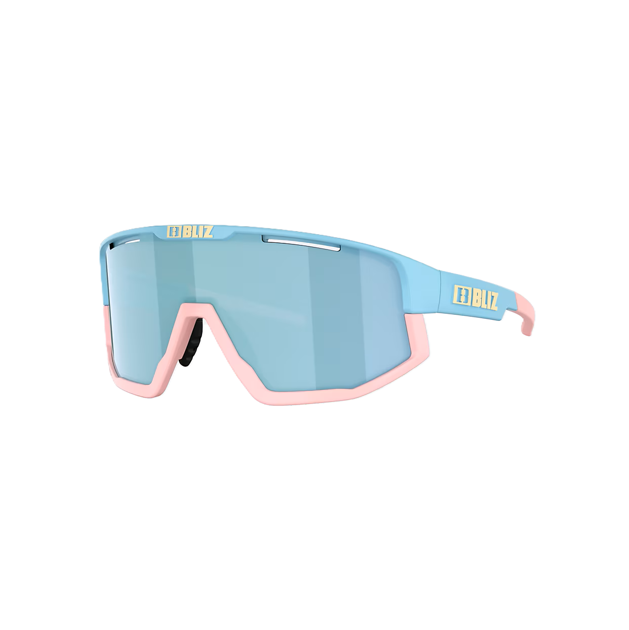 BLIZ FUSION SMALL Glasses Pastel Blue Matt Smoked Glacier Blue Lens