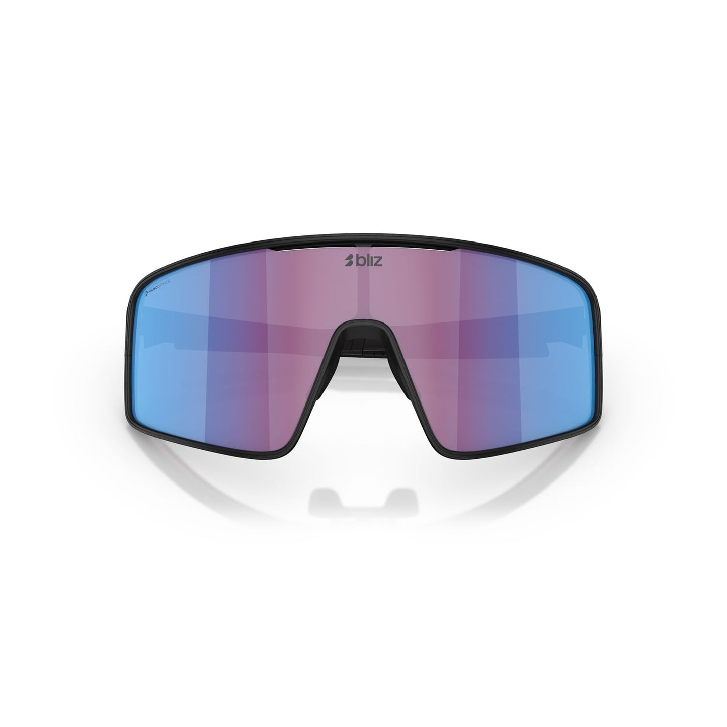 Glasses BLIZ P001 S Black Matt Pink Violet Blue Mirror Screen