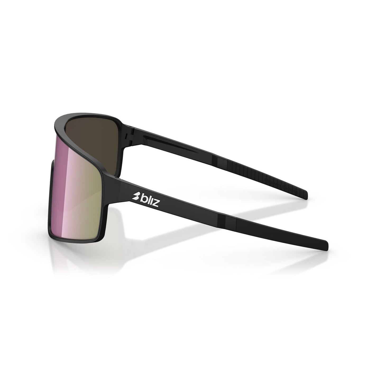 BLIZ P001 S Black Matt Frame Brown Pink Multicolor Goggles