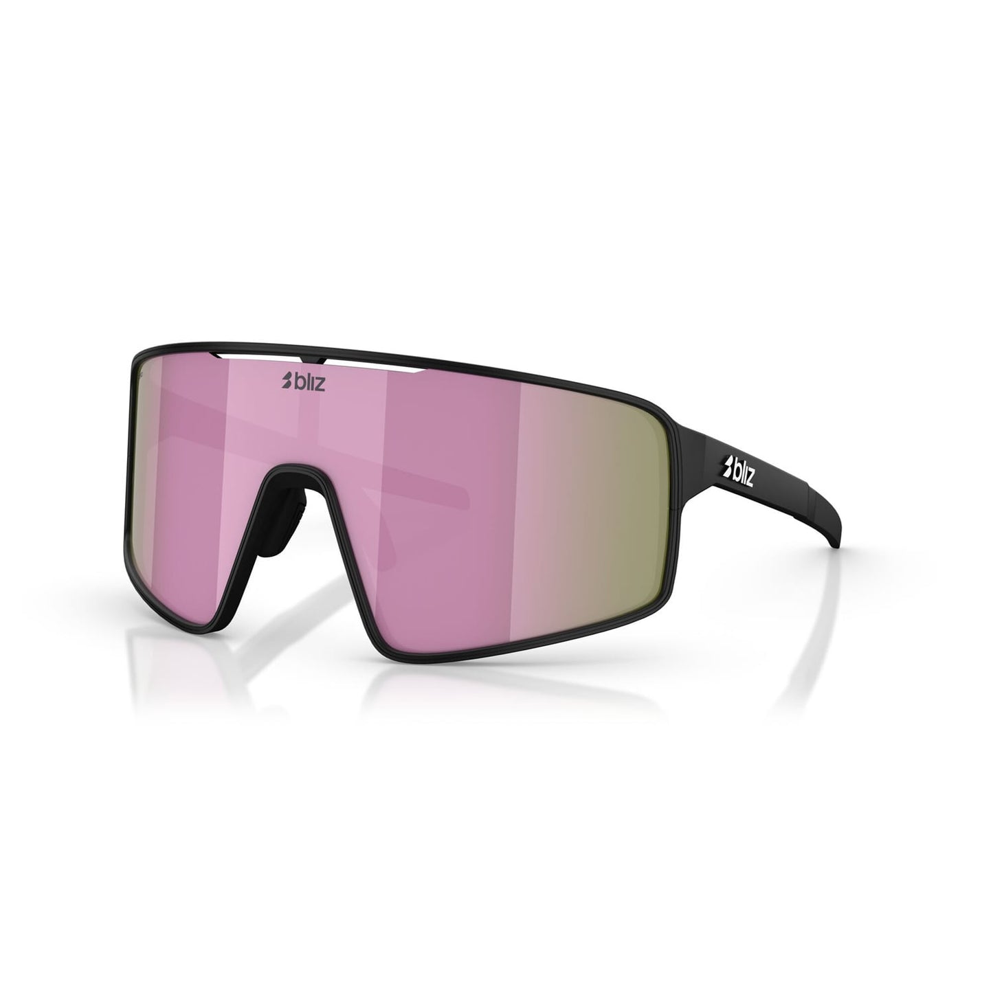 BLIZ P001 S Black Matt Frame Brown Pink Multicolor Goggles