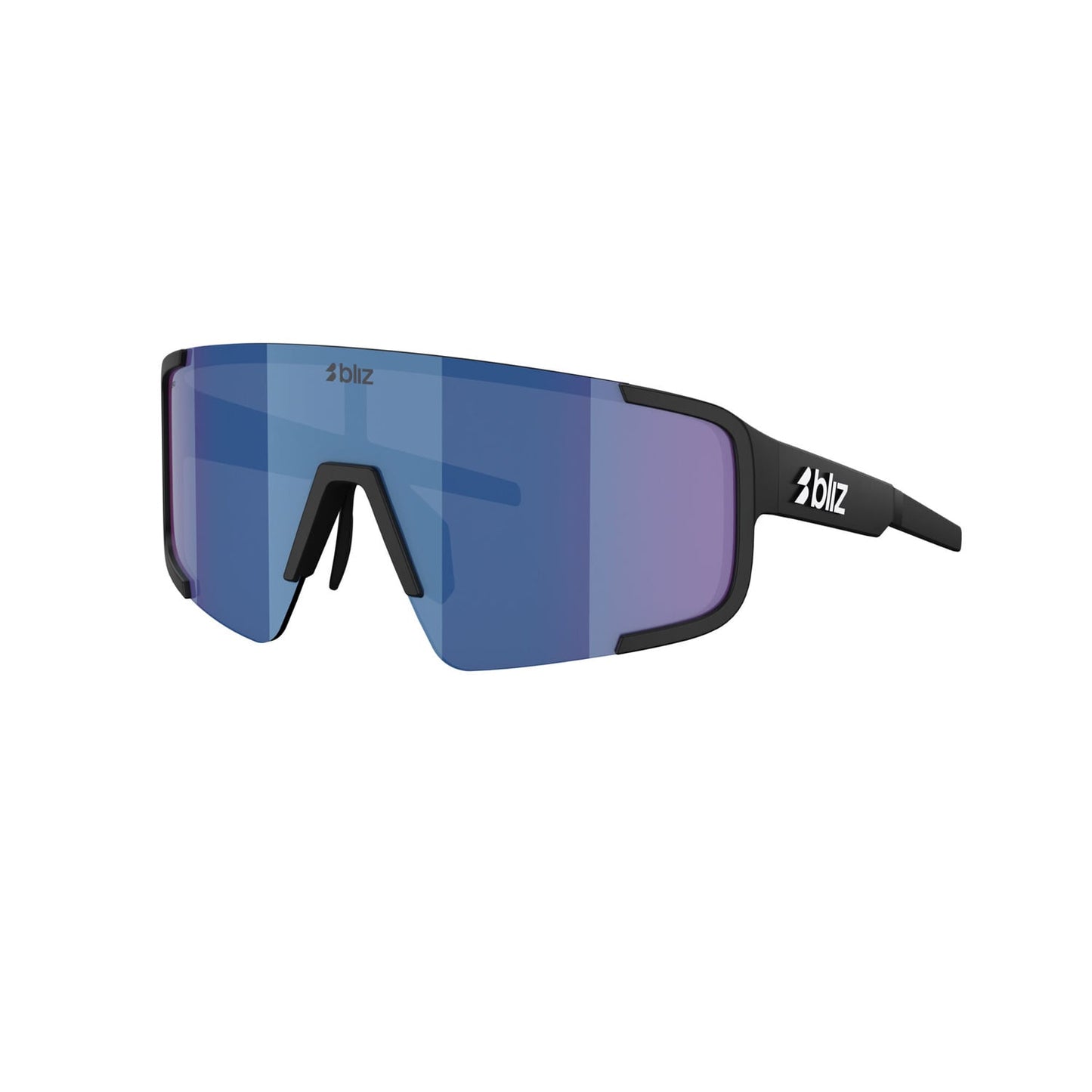BLIZ P003 Black Matt Blue Mirror Goggles
