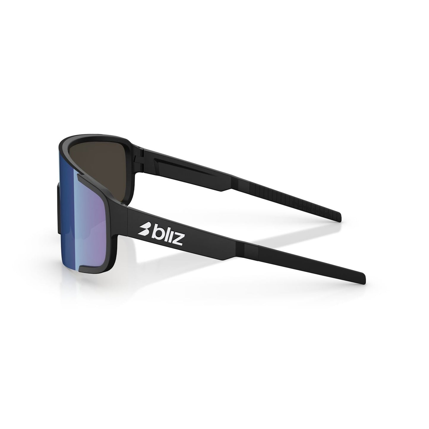 BLIZ P003 Black Matt Blue Mirror Goggles
