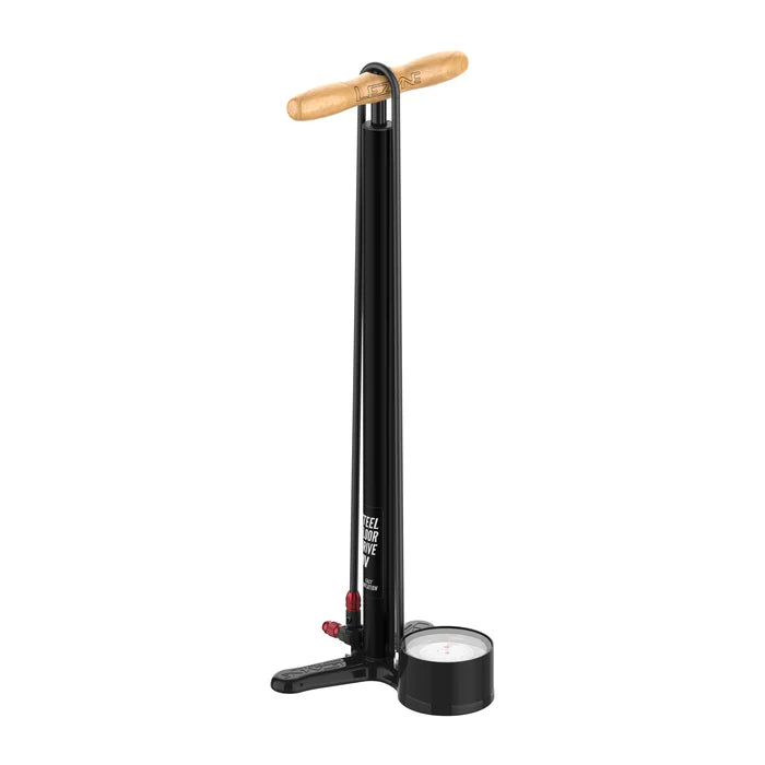 LEZYNE STEEL FLOOR DRIVE 3.5 HV Foot Pump Black