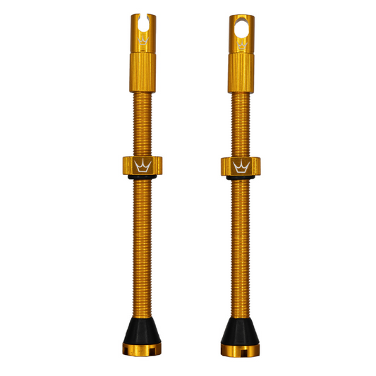 Tubeless PEATY'S x Chris King MK2 Presta 80 mm valves (x2) Gold