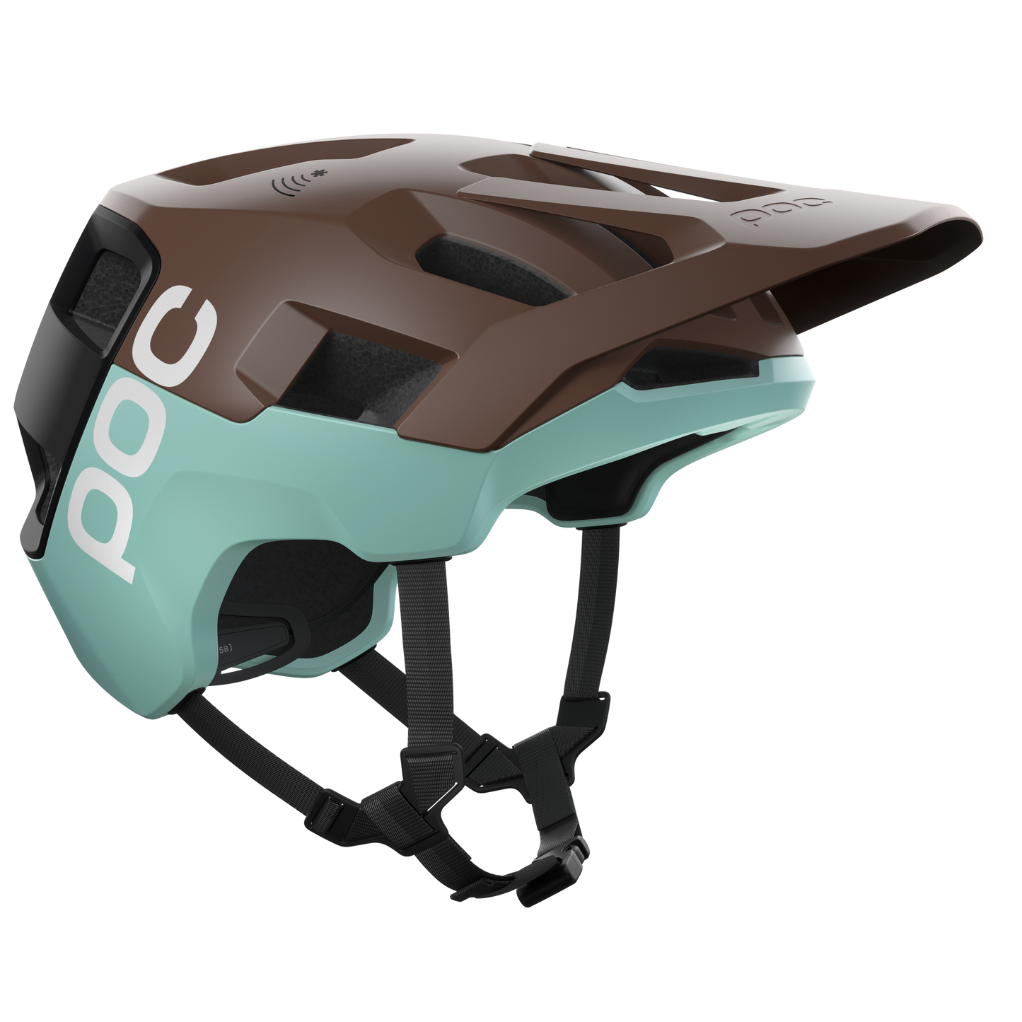 POC KORTAL RACE MIPS MTB Helmet White Brown/Blue