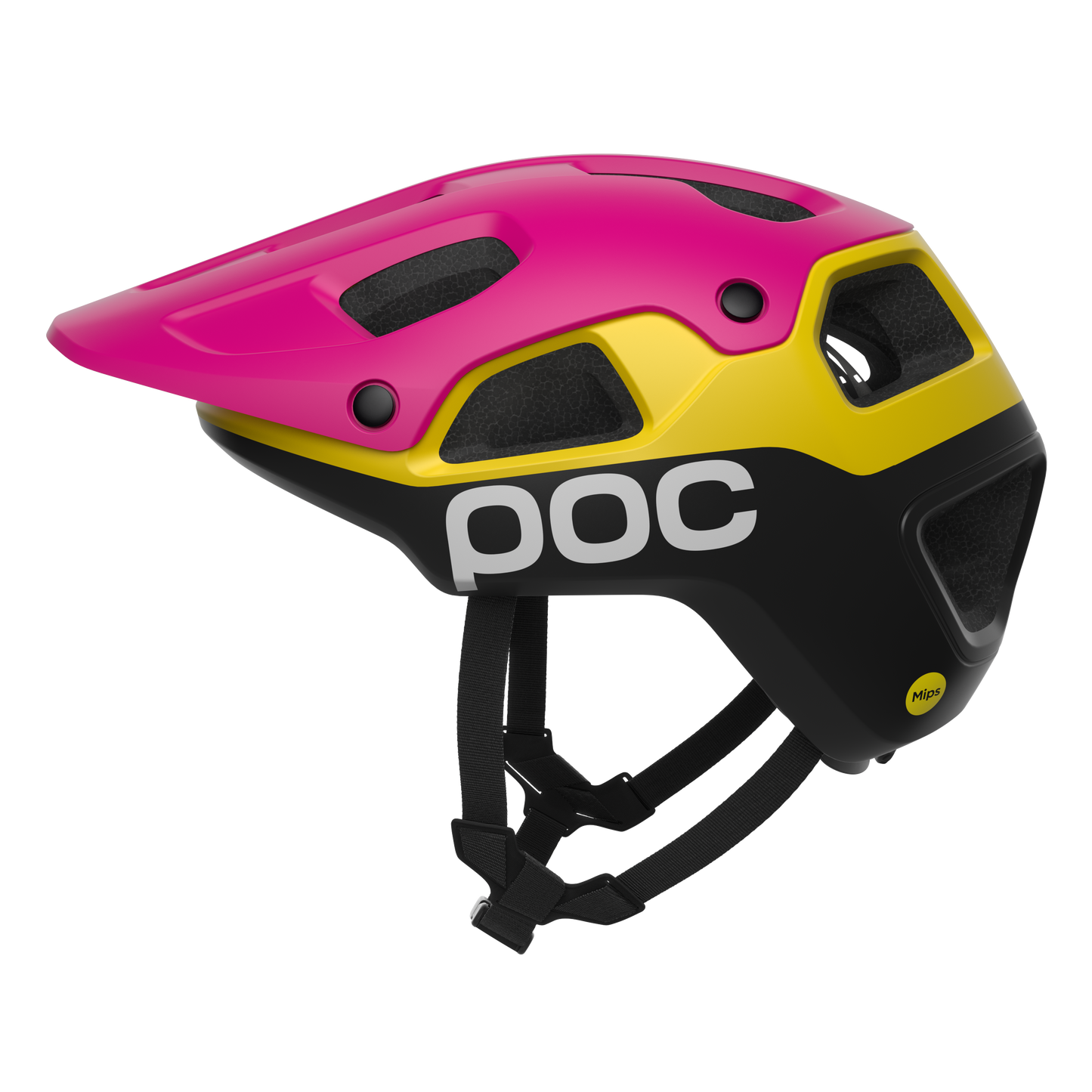 POC CULARIS PURE MTB Helmet Pink/Yellow/Black