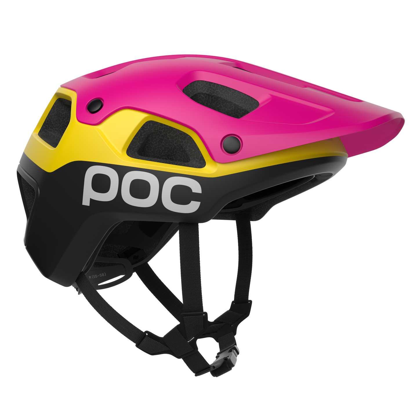 POC CULARIS PURE MTB Helmet Pink/Yellow/Black