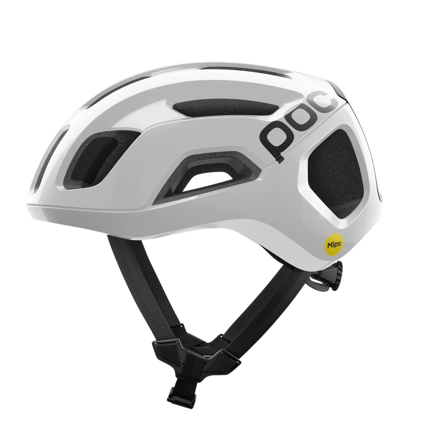 POC VENTRAL AIR MIPS LOGO Road Helmet White/Black Matt