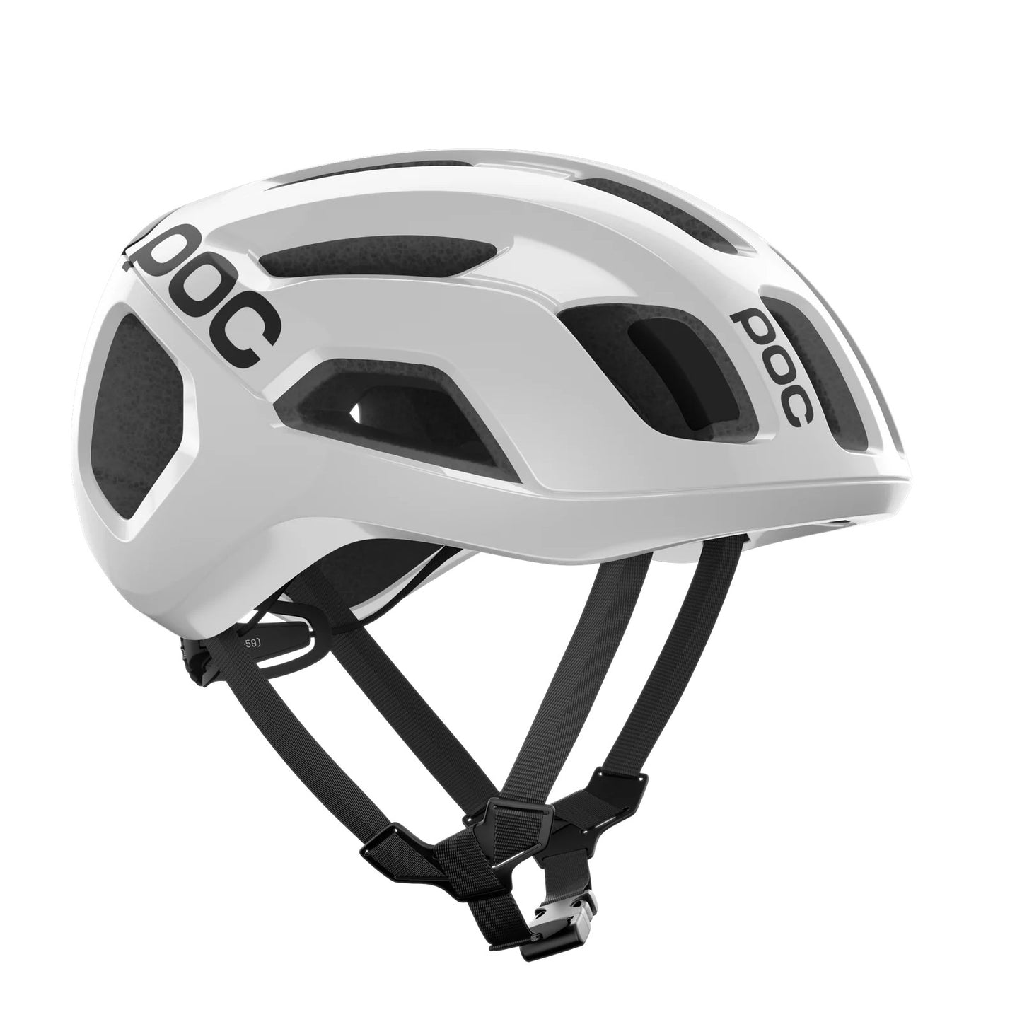 POC VENTRAL AIR MIPS LOGO Road Helmet White/Black Matt