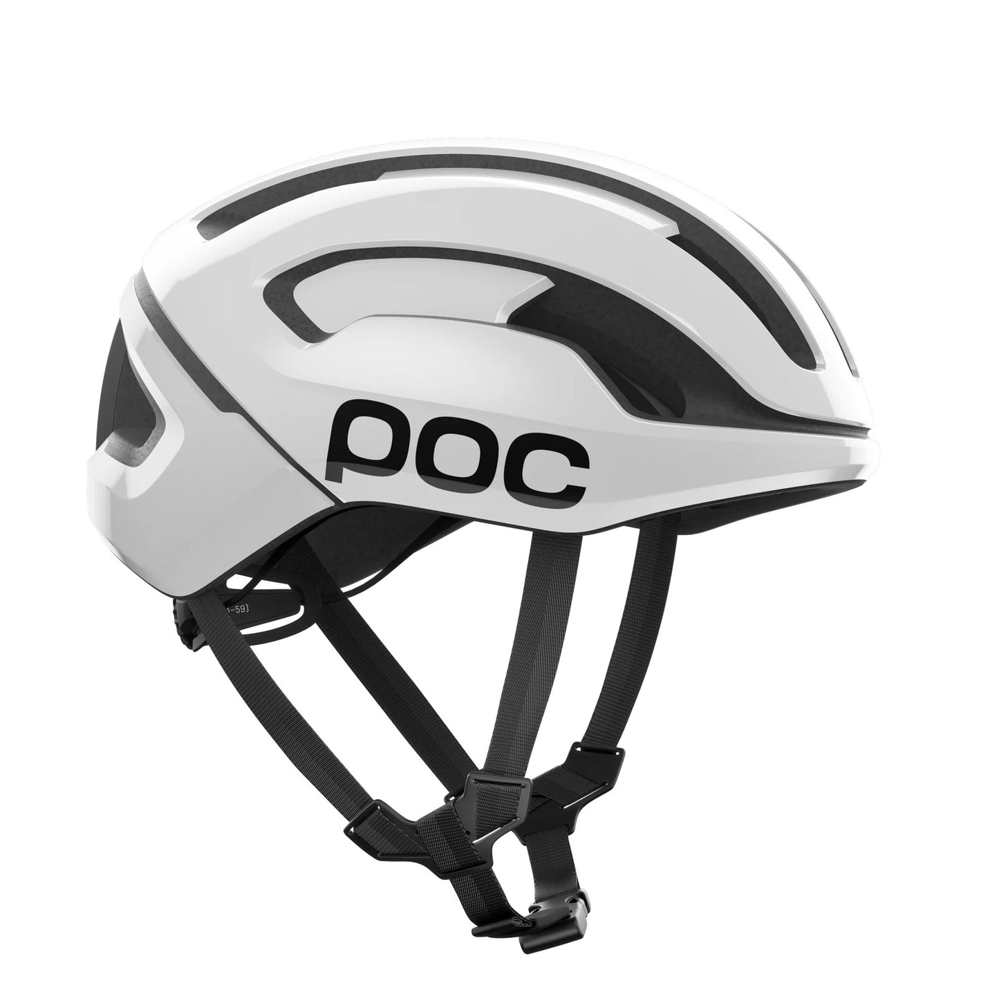 POC OMNE AIR MIPS Logo Road Helmet White/Black Matt