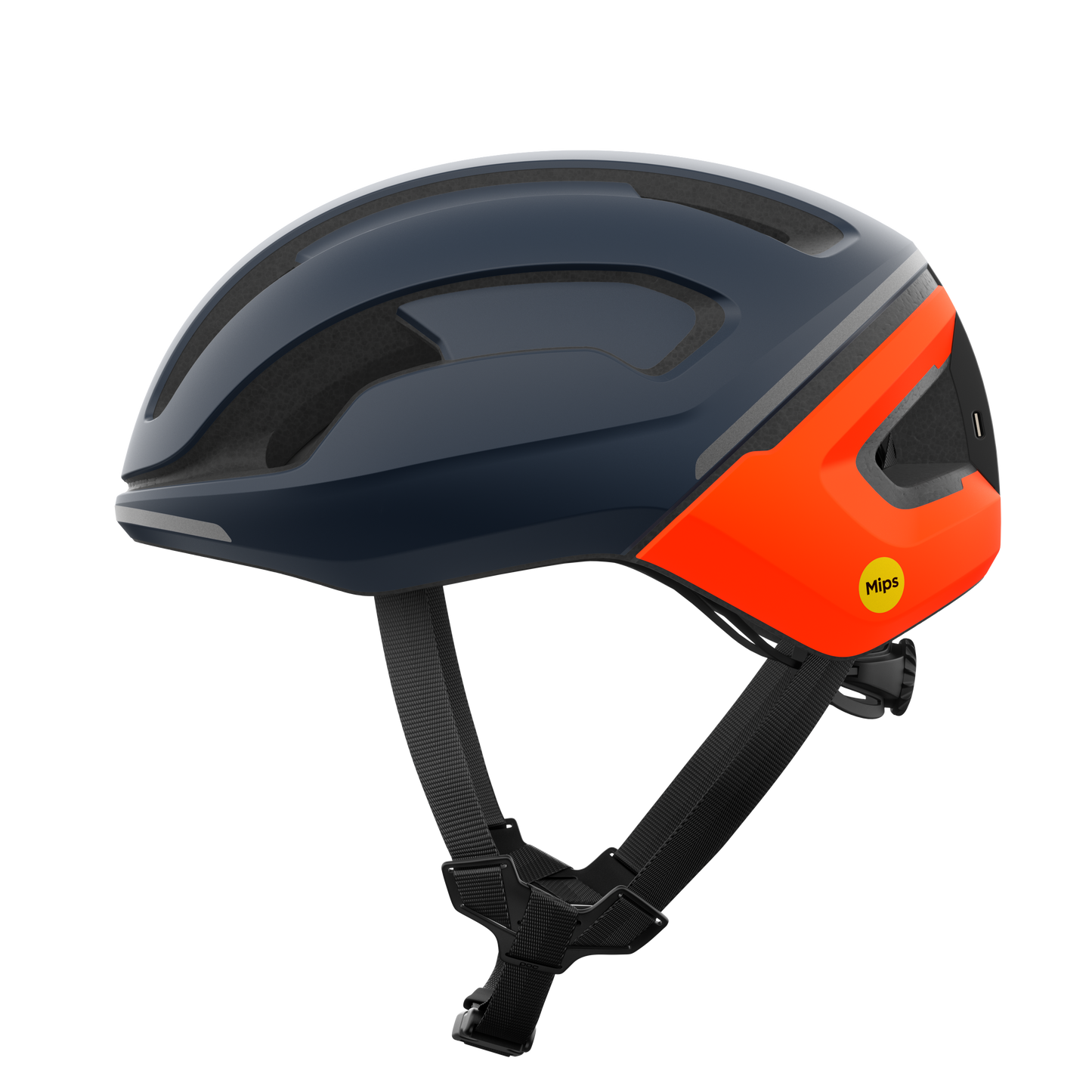 POC OMNE BEACON MIPS Road Helmet Blue/Orange Matt