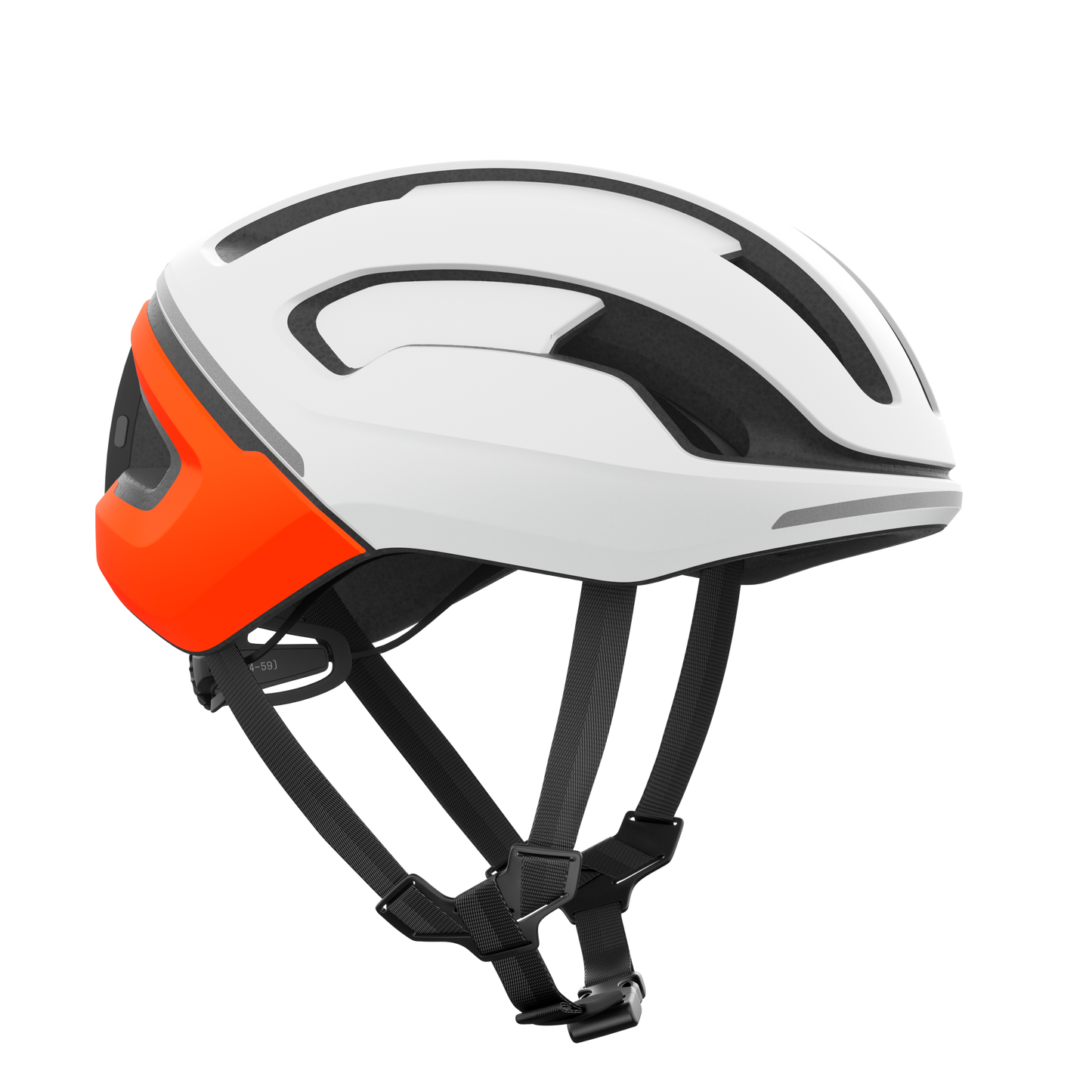 POC OMNE BEACON MIPS Road Helmet White/Orange Matt