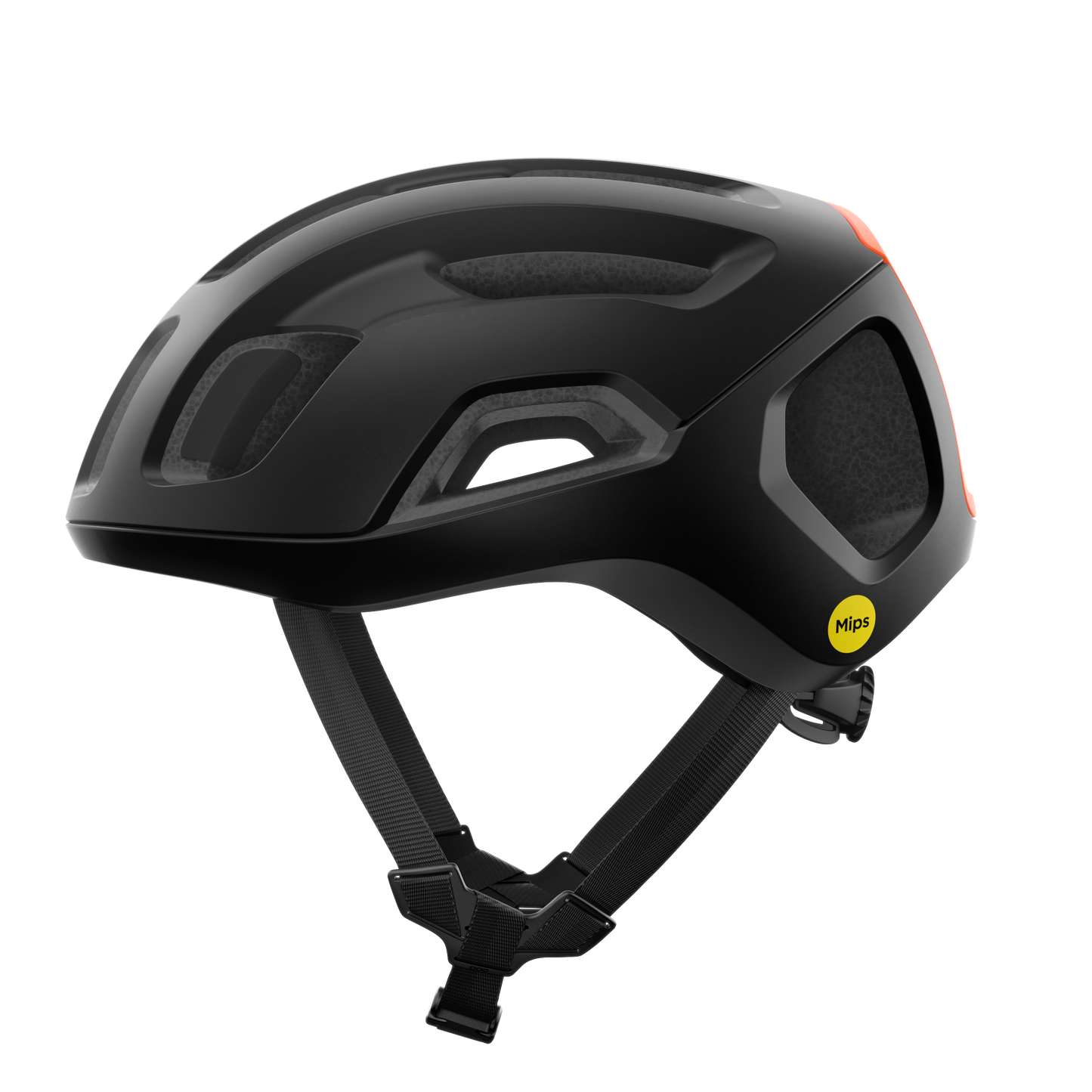 POC VENTRAL AIR MIPS Road Helmet Black/Orange Fluo Matt