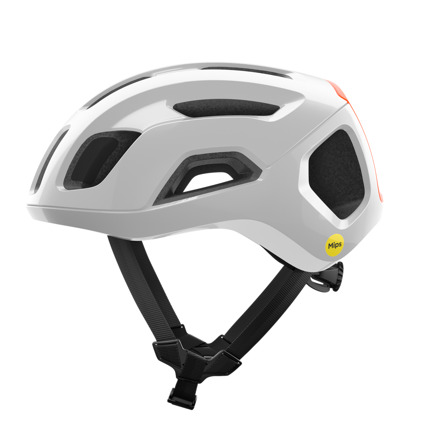 POC VENTRAL AIR MIPS Road Helmet White/Orange Fluo