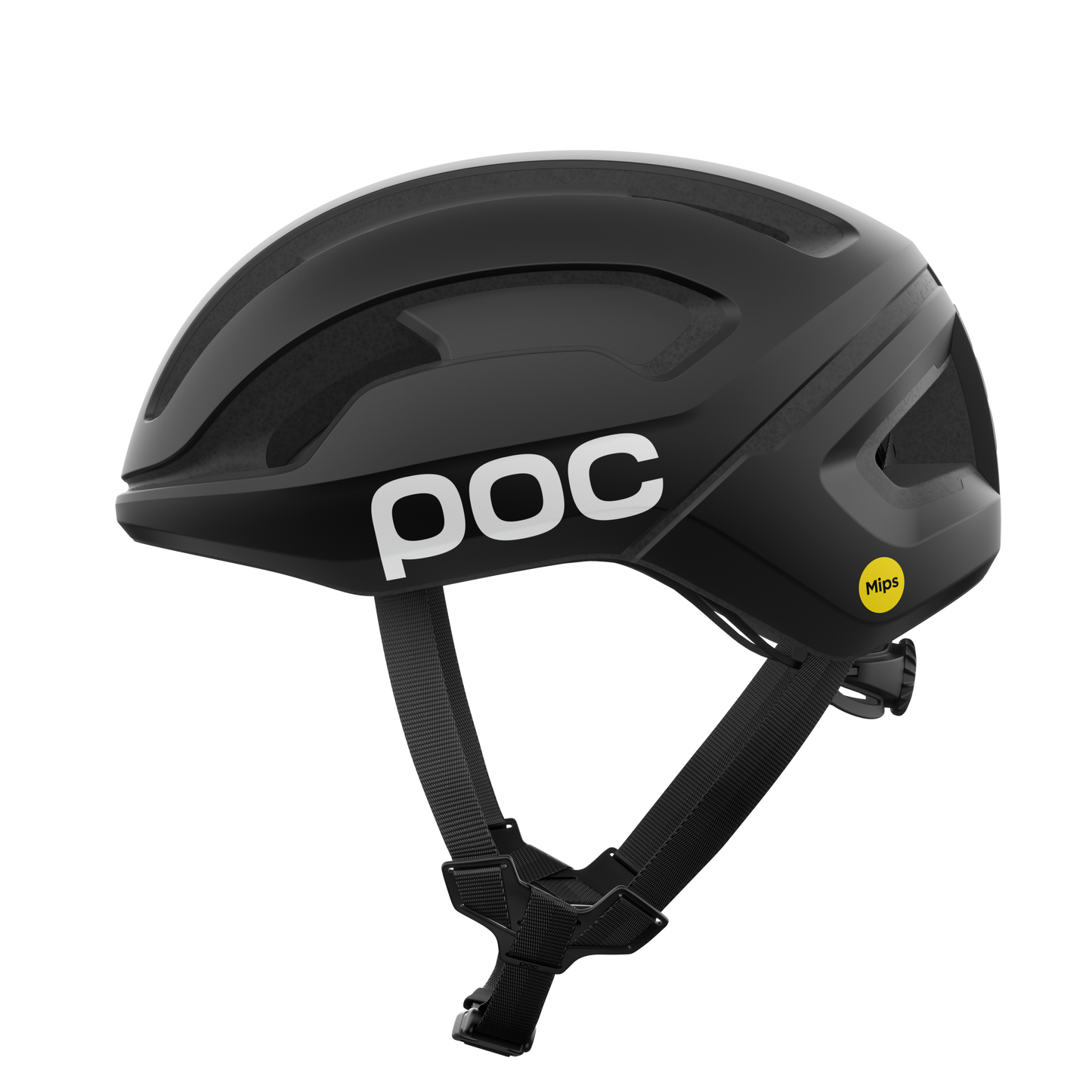 POC OMNE AIR MIPS Logo Road Helmet Black Matt/White