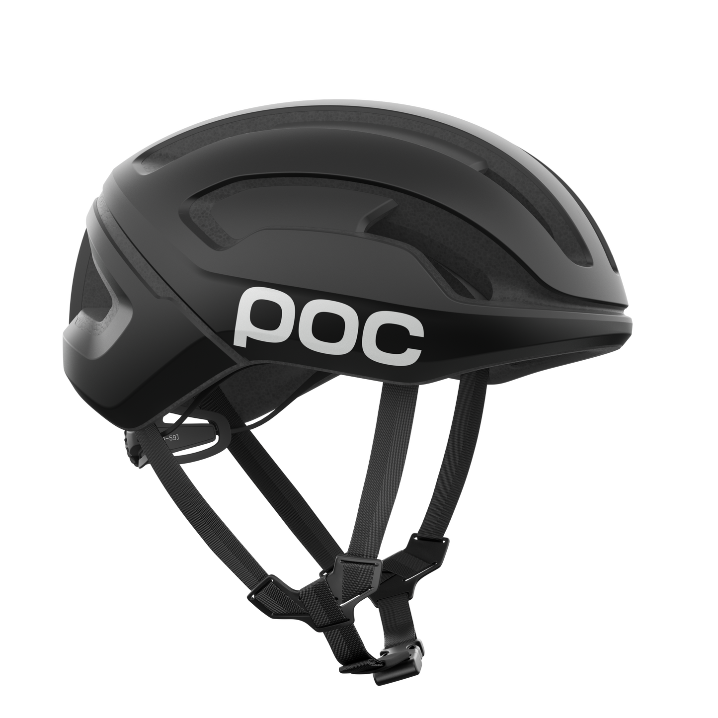 POC OMNE AIR MIPS Logo Road Helmet Black Matt/White