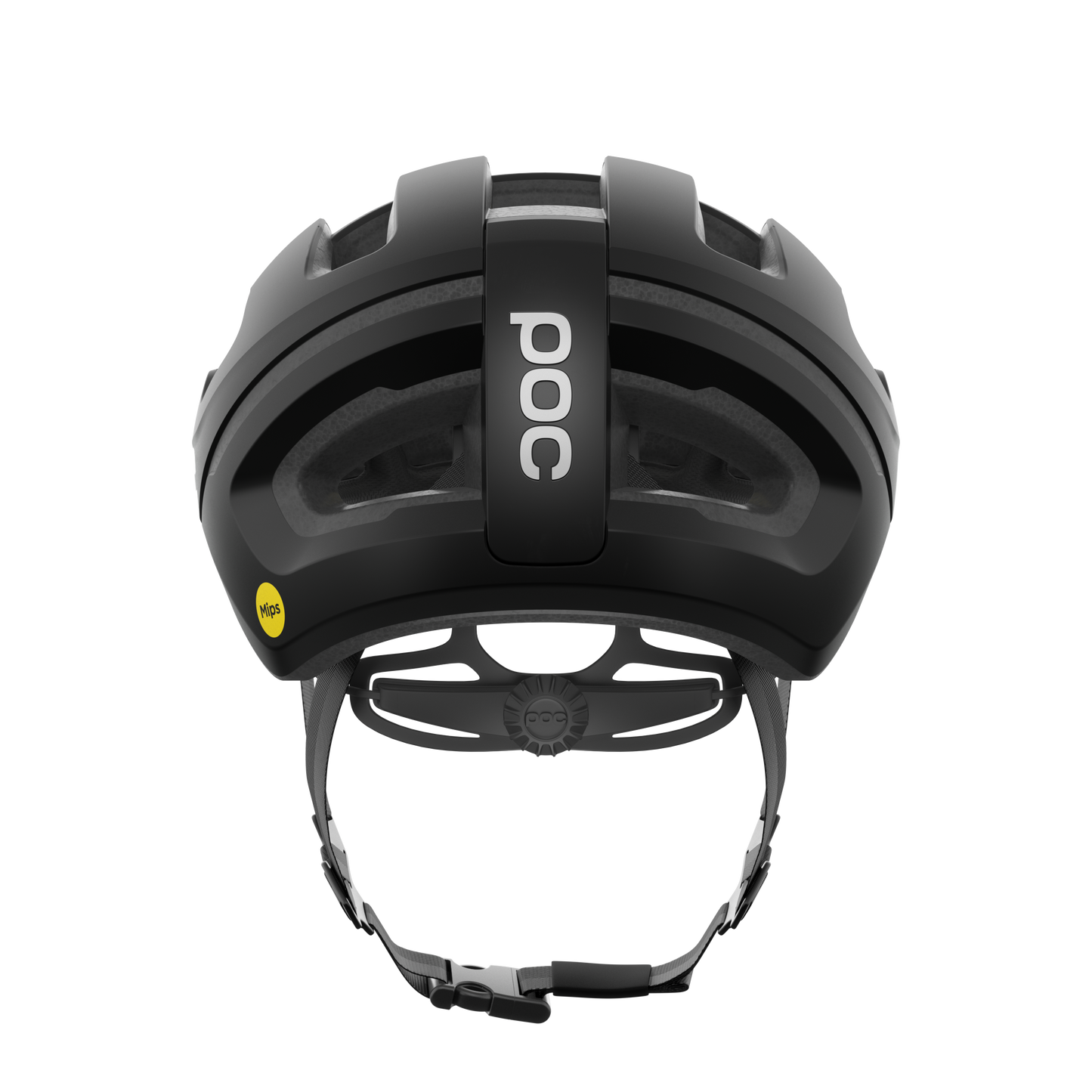 POC OMNE AIR MIPS Logo Road Helmet Black Matt/White