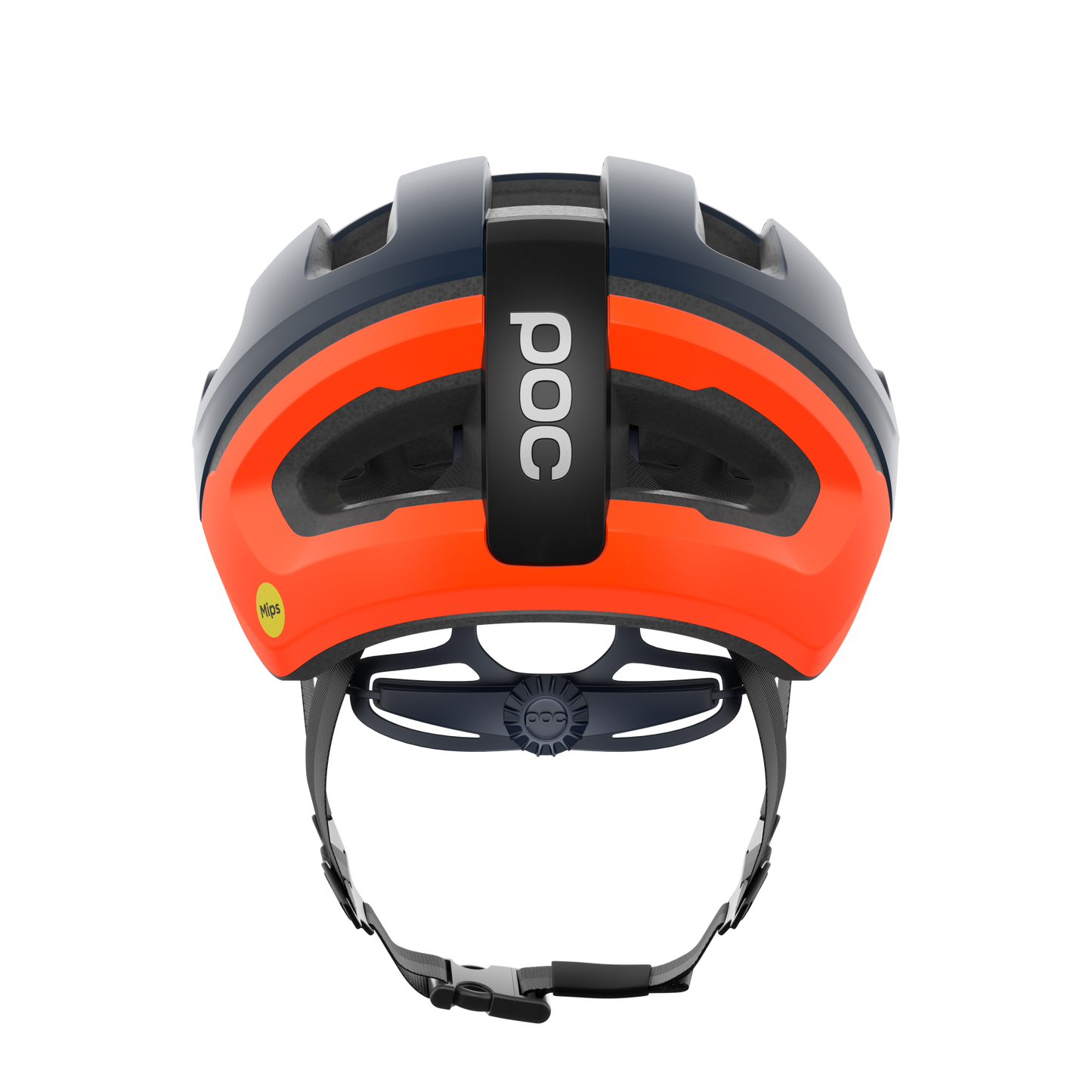 POC OMNE AIR MIPS Road Helmet Navy/Orange Matt