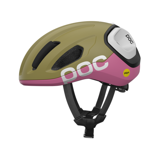 POC AMIDAL MIPS Road Helmet Khaki/Rose Matt