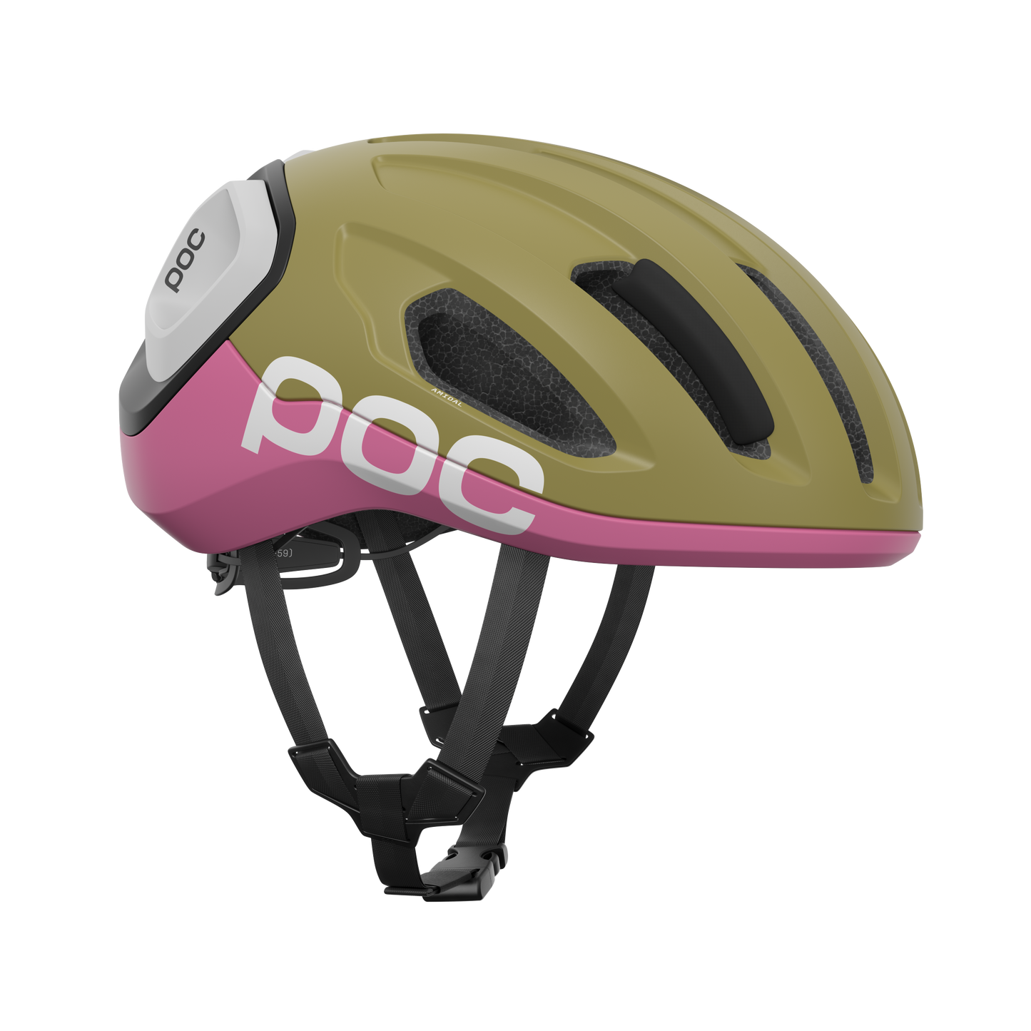 POC AMIDAL MIPS Road Helmet Khaki/Rose Matt