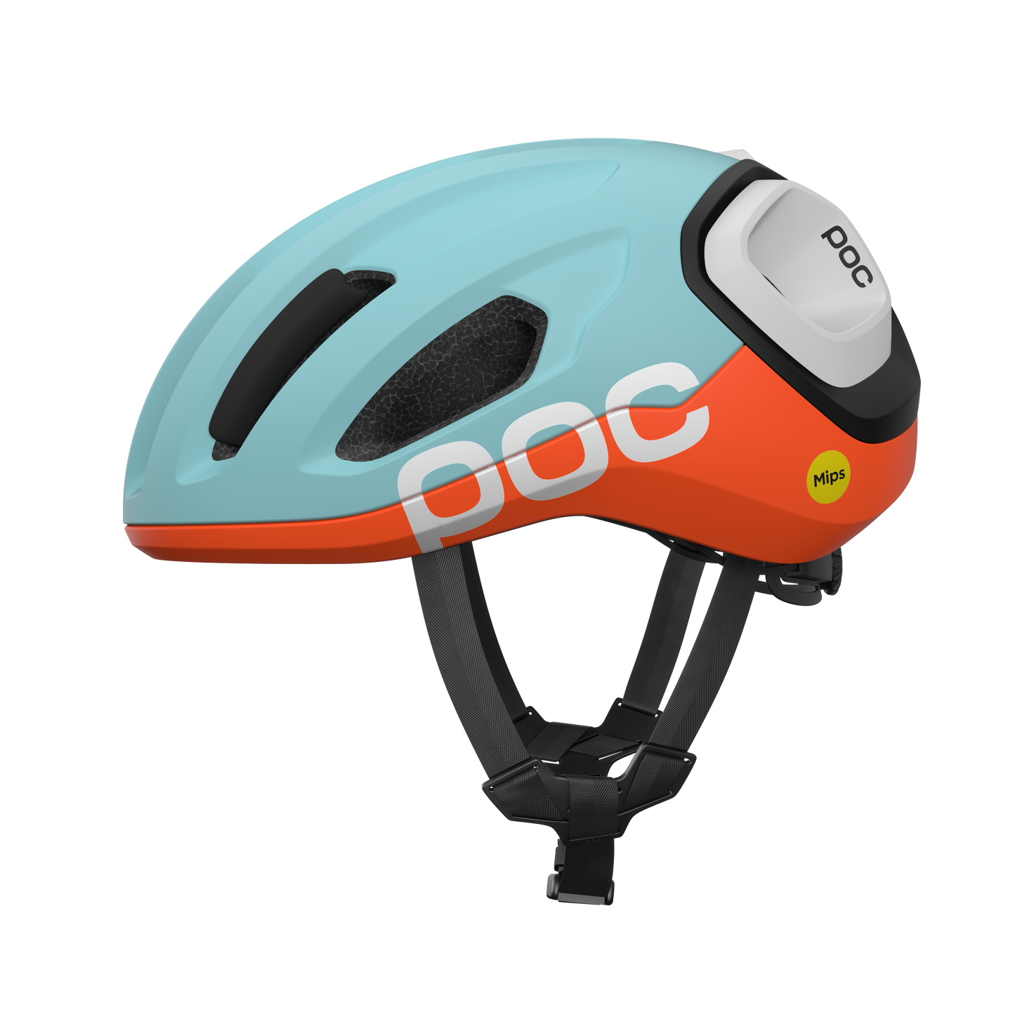 POC AMIDAL MIPS Road Helmet Blue/Orange Matt