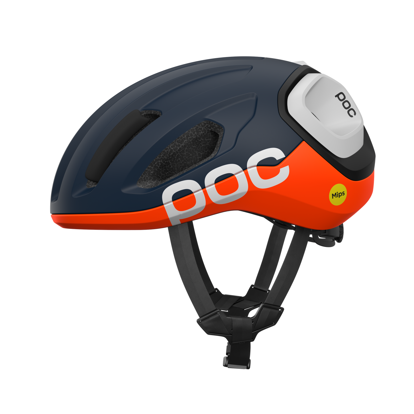 POC AMIDAL Road Helmet Navy/Orange/White Matt