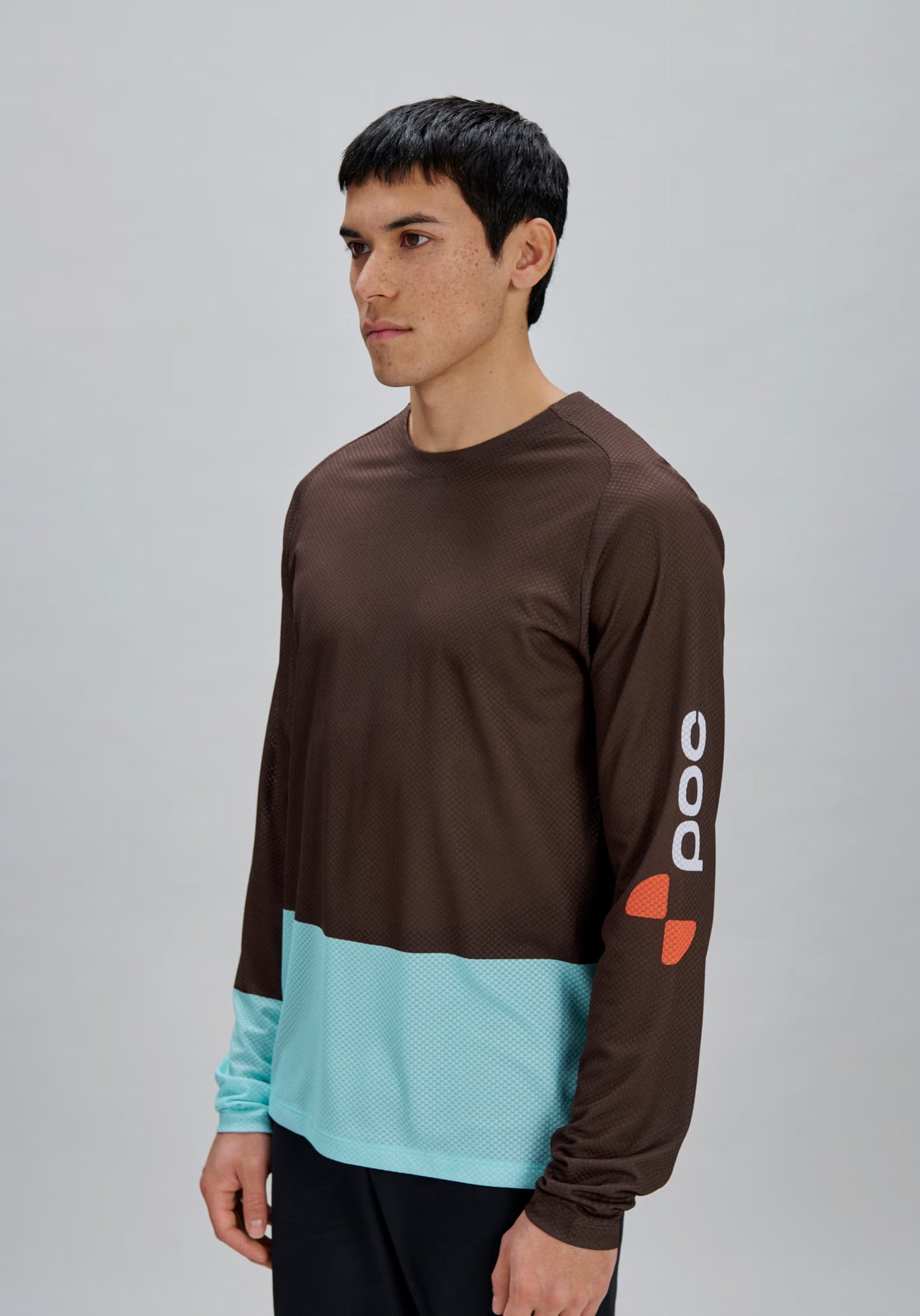 POC MOTION AIR Long Sleeve Bronze/Blue Jersey