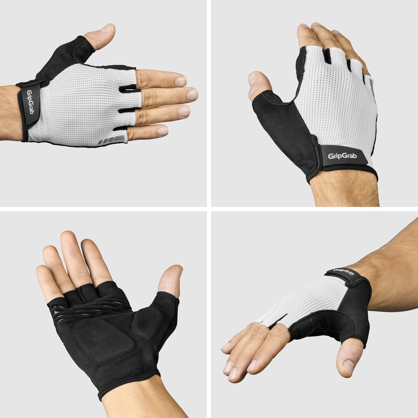 GRIPGRAB EXPLR RC MAX Short Gloves White