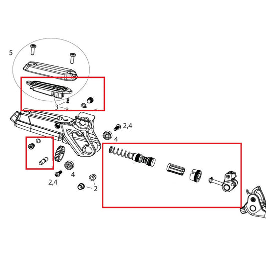 Service Kit SRAM Brakes COde BRONZE STEALTH C1