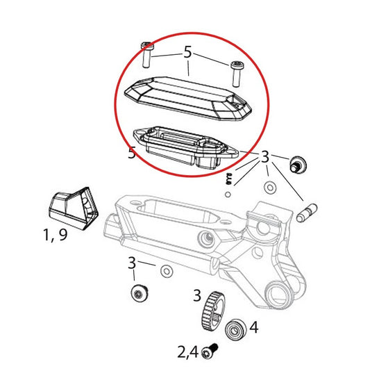 Brake caliper cover kit SRAM MAVEN Ultimate/Silver/Bronze