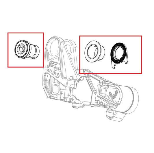 SRAM XX T-TYPE EAGLE AXS Derailleur Mounting Screw Kit