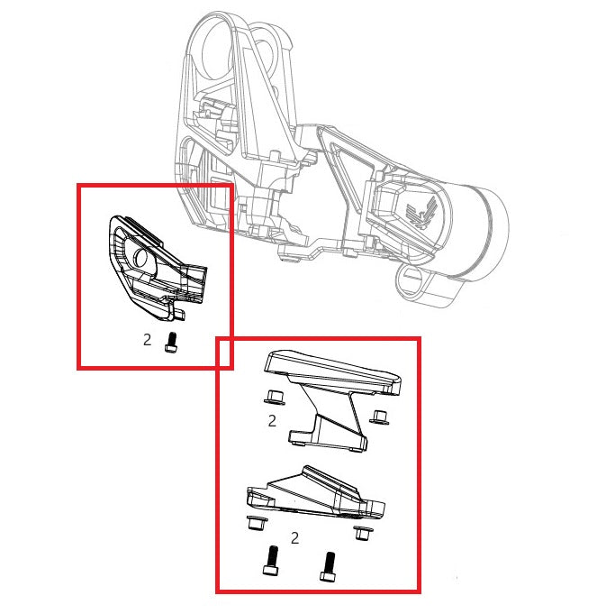 SRAM XX T-Type Eagle AXS Derailleur Guard Kit