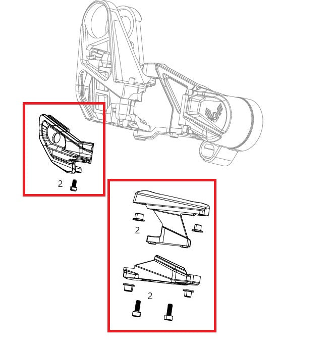 SRAM X0 T-Type Eagle AXS Derailleur Guard Kit